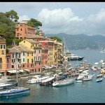Portofino Bay in Liguria Italy