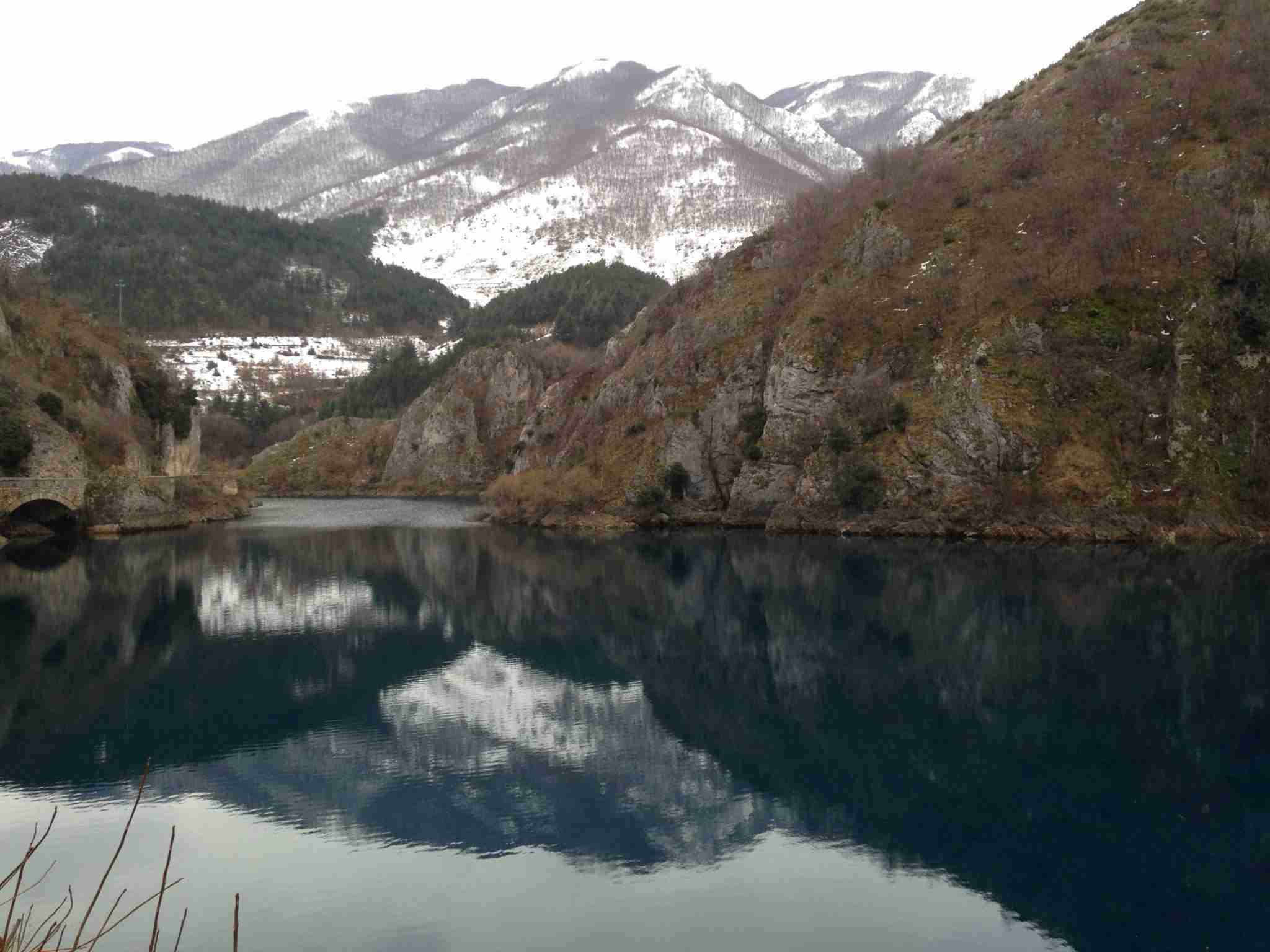 Lake below Scanno