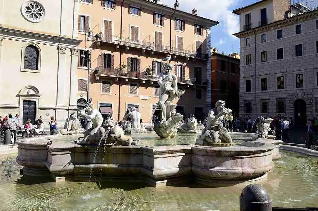 Fountain of the Moor in Piazza Navona, Rome