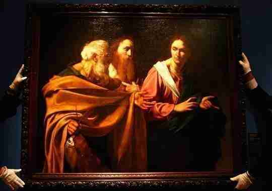 Caravaggio's "The Calling of Saints Peter and Andrew"