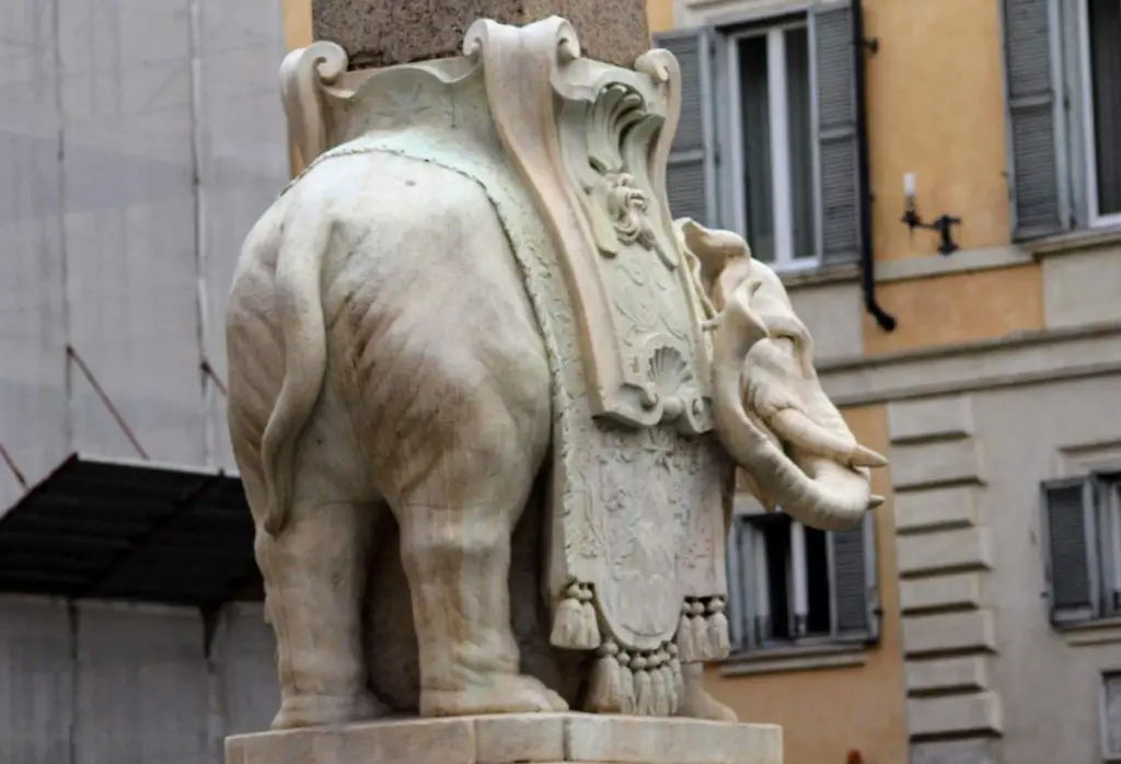 Bernini's Elephant Obelisk in Rome