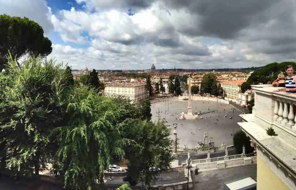 View of Piazza del Popolo from the Pincio