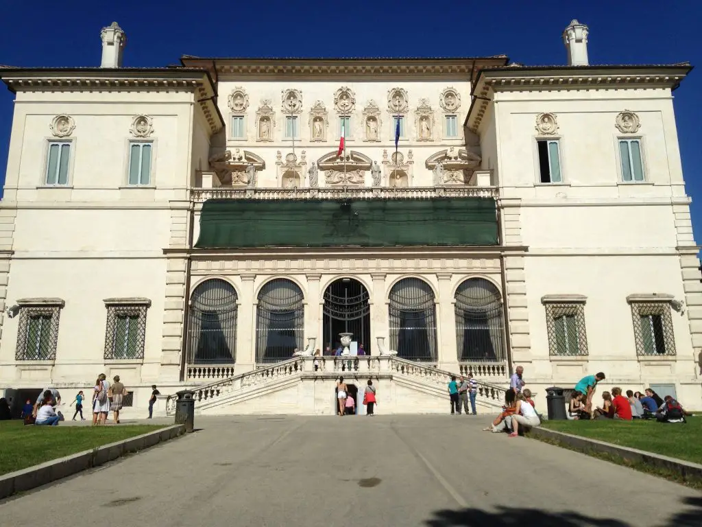 Galleria Borghese in Rome's Villa Borghese park