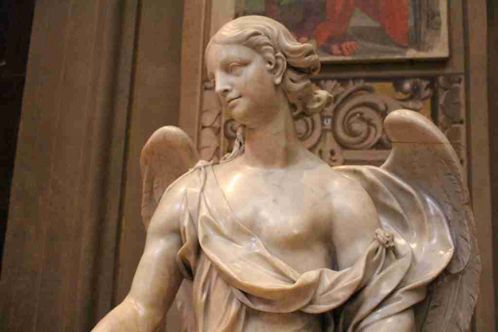 Marble statue in the Duomo of Ferrara