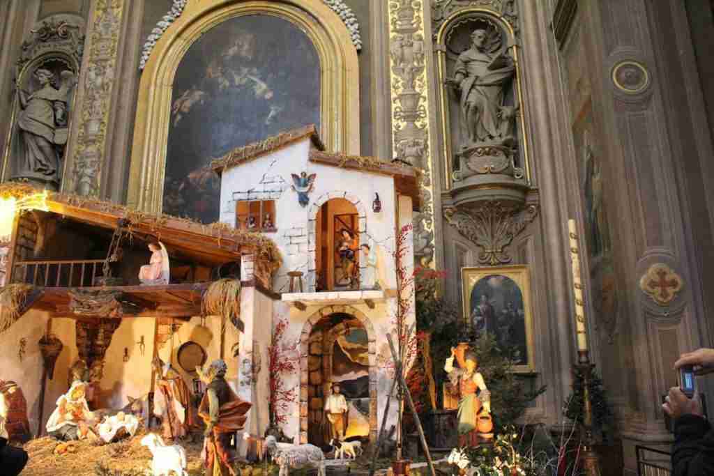 Christmas presepe in the Duomo of Ferrara