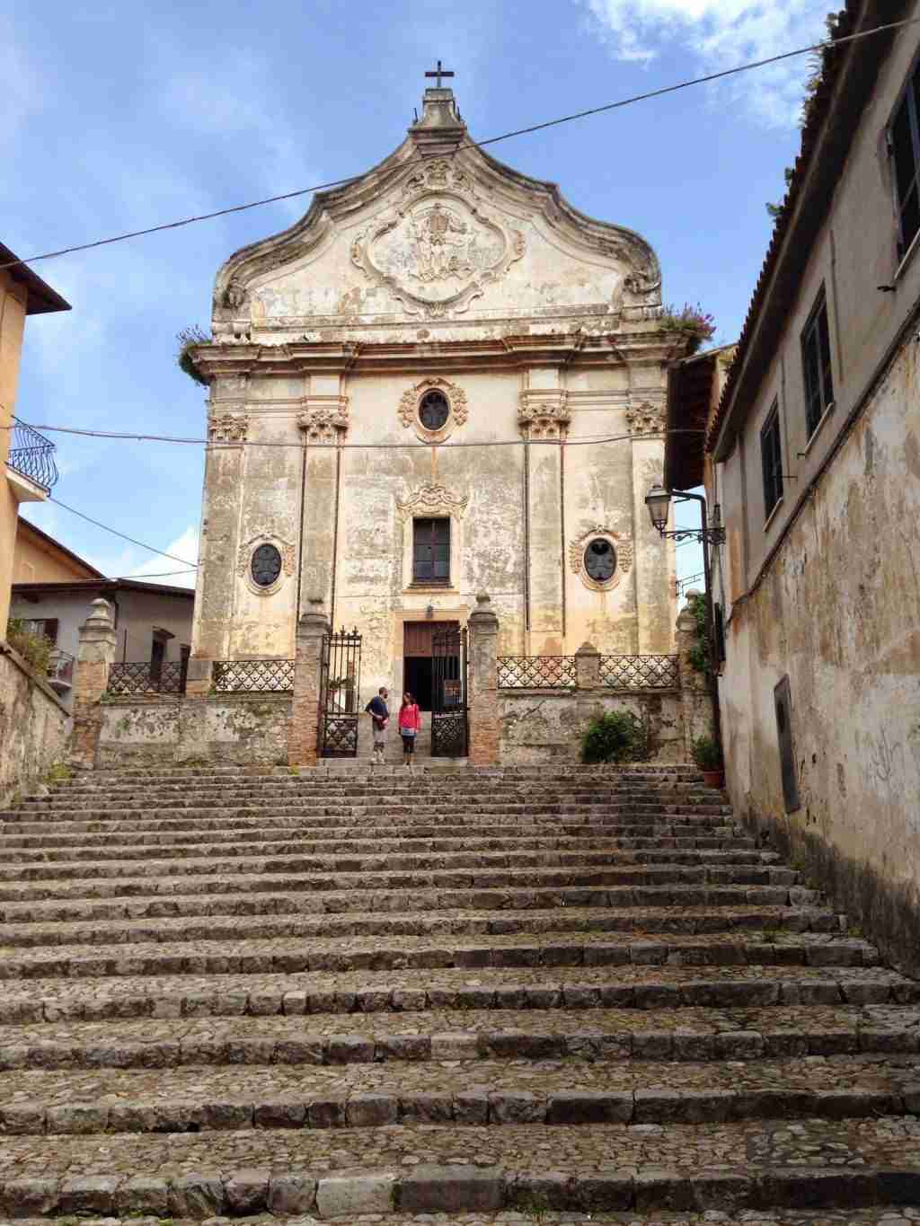 View of the Church of Purgatorio, Terracina