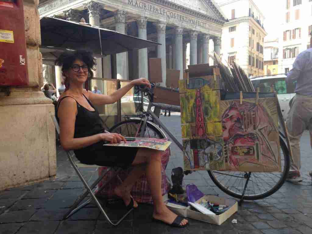 Rachele del Nevo, aka The Drawing Bike