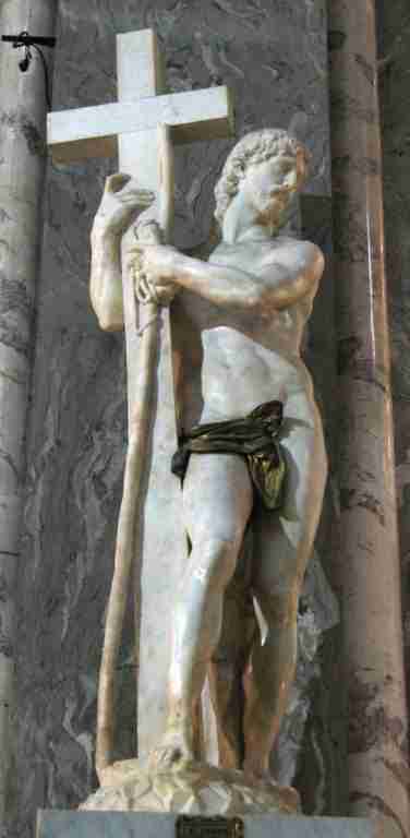 Michelangelo's sculpture of Christ in Rome's Santa Maria Sopra Minerva church