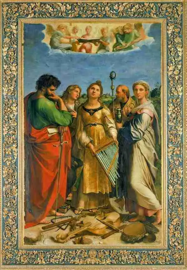 St. Cecilia Altarpiece by Raphael
