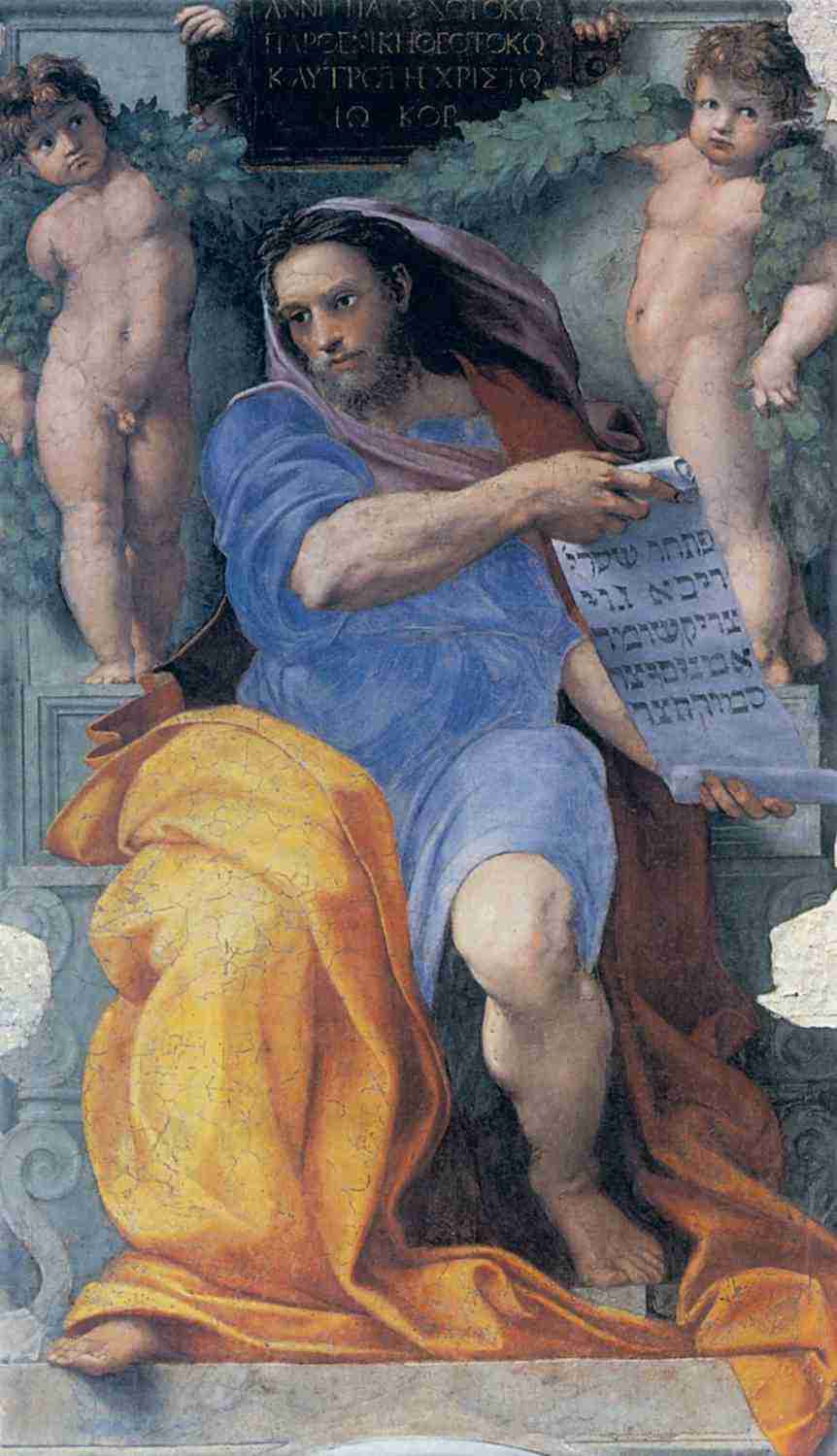 Raphael's Prophet Isaiah in the church of Sant'Agostino in Rome