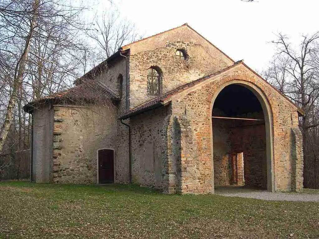Santa Maria Foris Portas, part of the UNESCO complex in Castelseprio, Lombardy (The Longobards in Italy: Places of the Power)