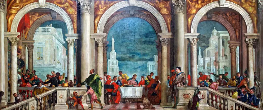 Feast in the House of Levi by Paolo Veronese
