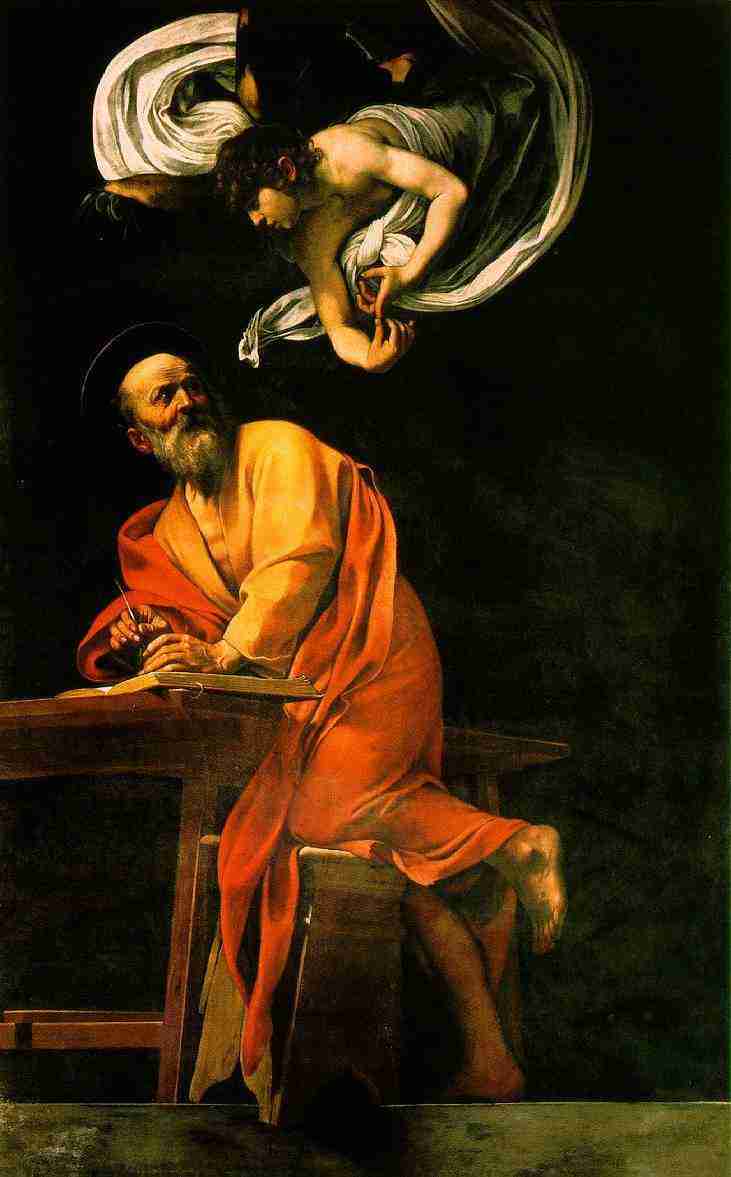 Inspiration of Saint Matthew (1602)
