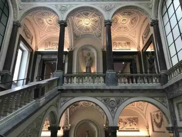 Inside the Museo di Roma at Palazzo Braschi