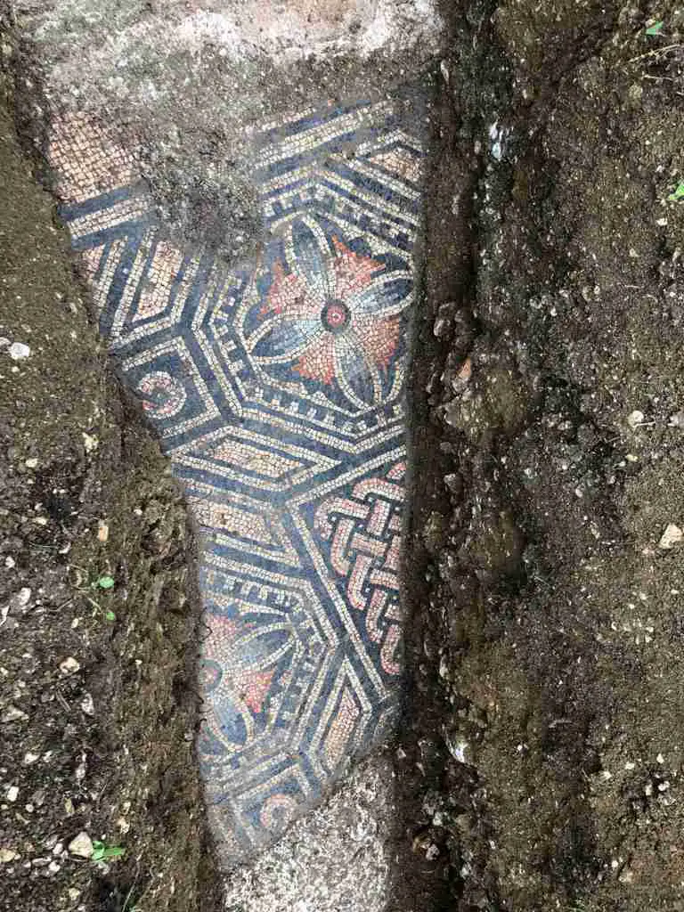 Archaeologists Uncover Roman Mosaic Under Veneto Vineyard